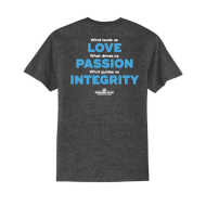 Port & Company Core Blend T-shirt (Dark Heather Grey) (Tall)